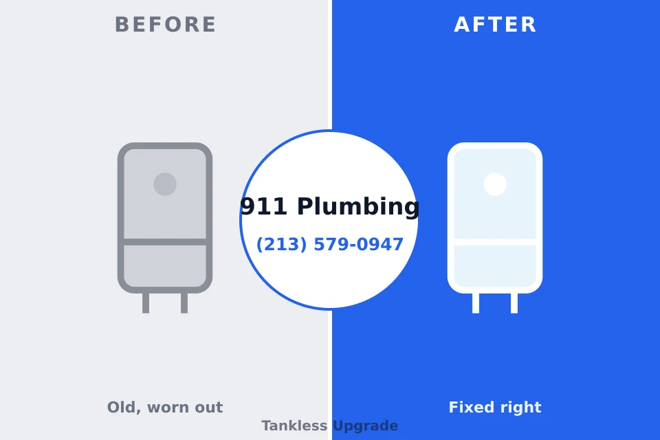 Before and after: plumbing repair Farmington, NM